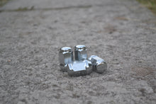 Load image into Gallery viewer, Tapered Wheel Nuts | Black &amp; Chrome | Toyota Thread

