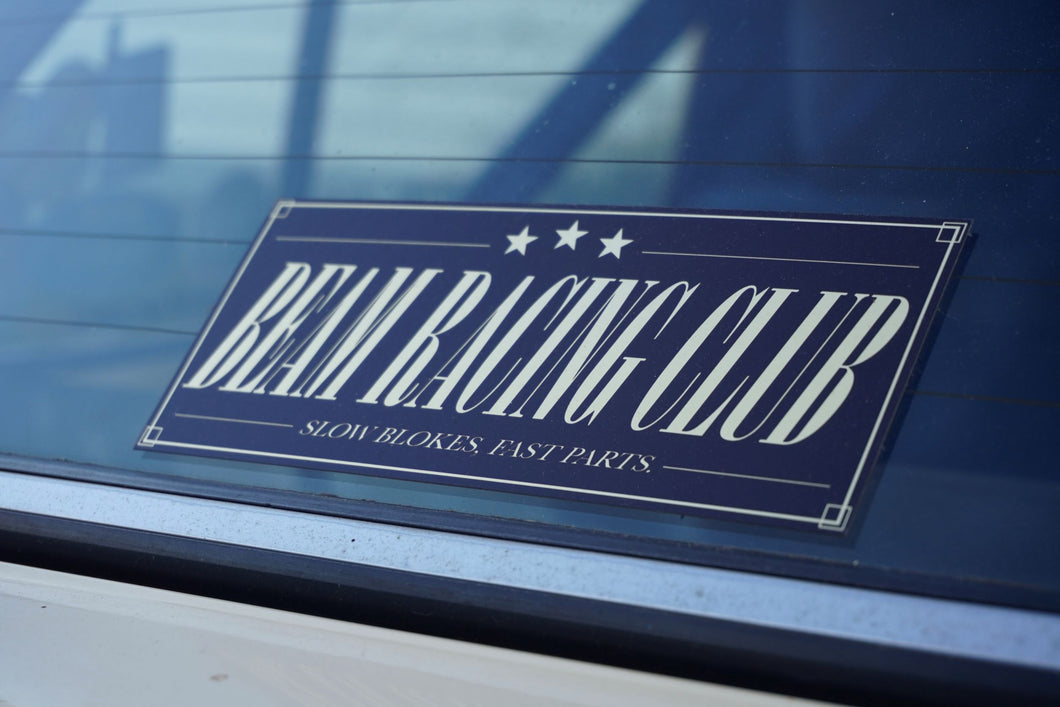 Beam Racing Club Sticker